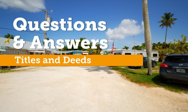 What Should I Know About Mobile Home Titles and Deeds?